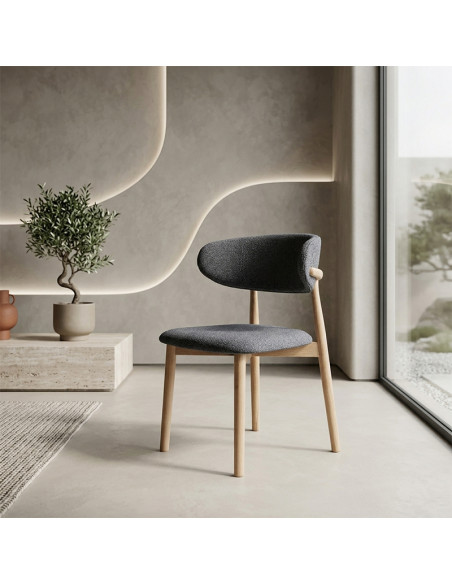 Silla de salón tapizada SILEA