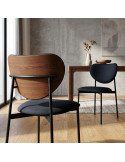 Silla de salón tapizada MIREA