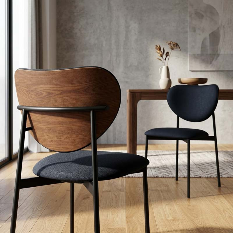 Silla de salón tapizada MIREA