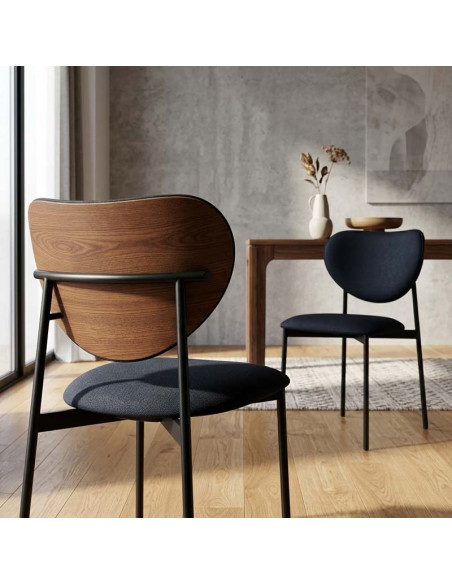 Silla de salón tapizada MIREA