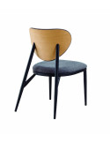 Silla de salón tapizada AENIA