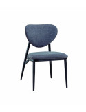 Silla de salón tapizada AENIA