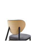 Silla de salón tapizada AENIA