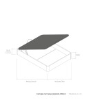 Canapé con base tapizada VIENA II
