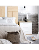 Mesita de noche tres cajones NILO