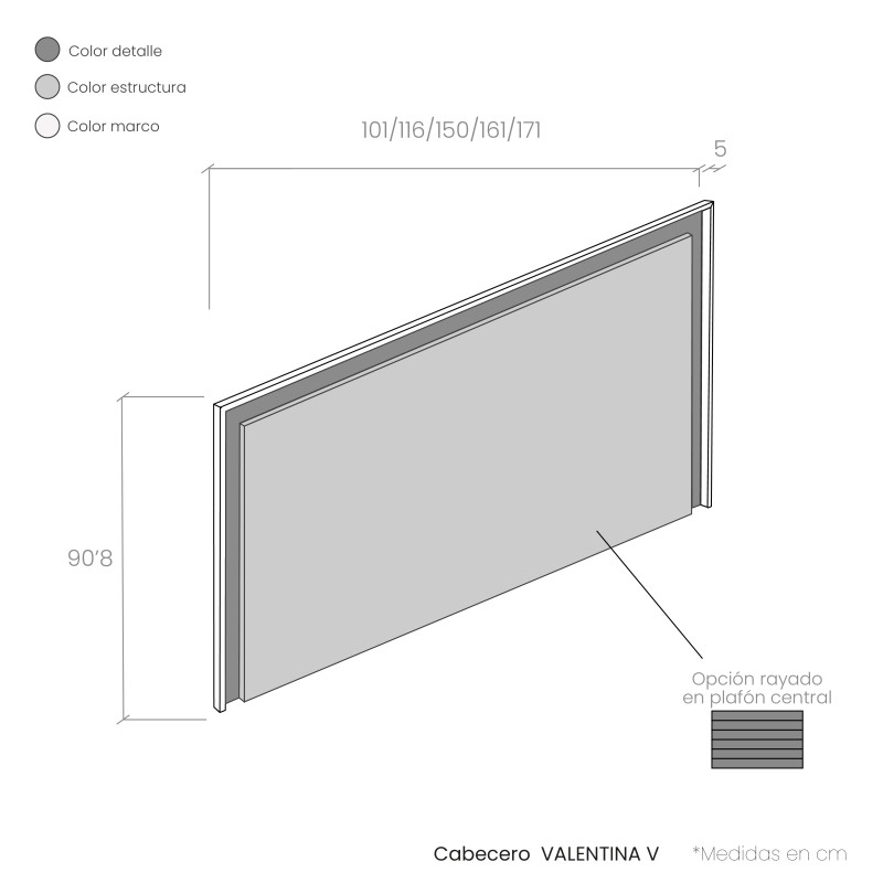 Cabecero VALENTINA V