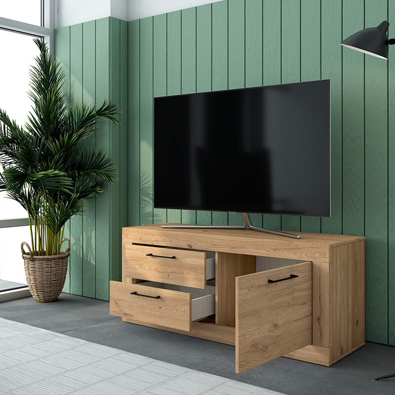 Mueble TV dos cajones y una puerta DALIA