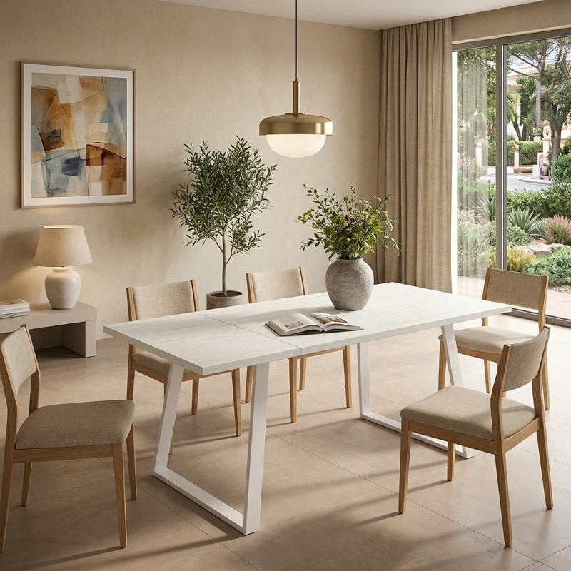 Mesa rectangular extensible SANA