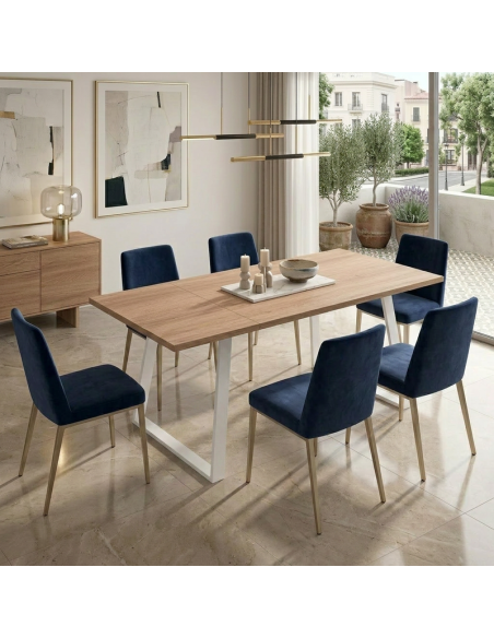 Mesa rectangular extensible SANA