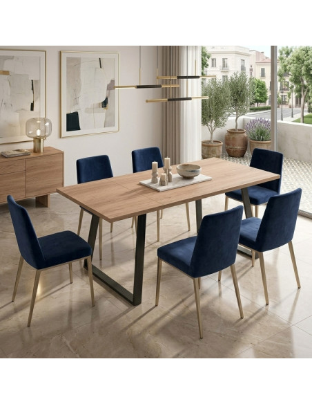 Mesa rectangular extensible SANA