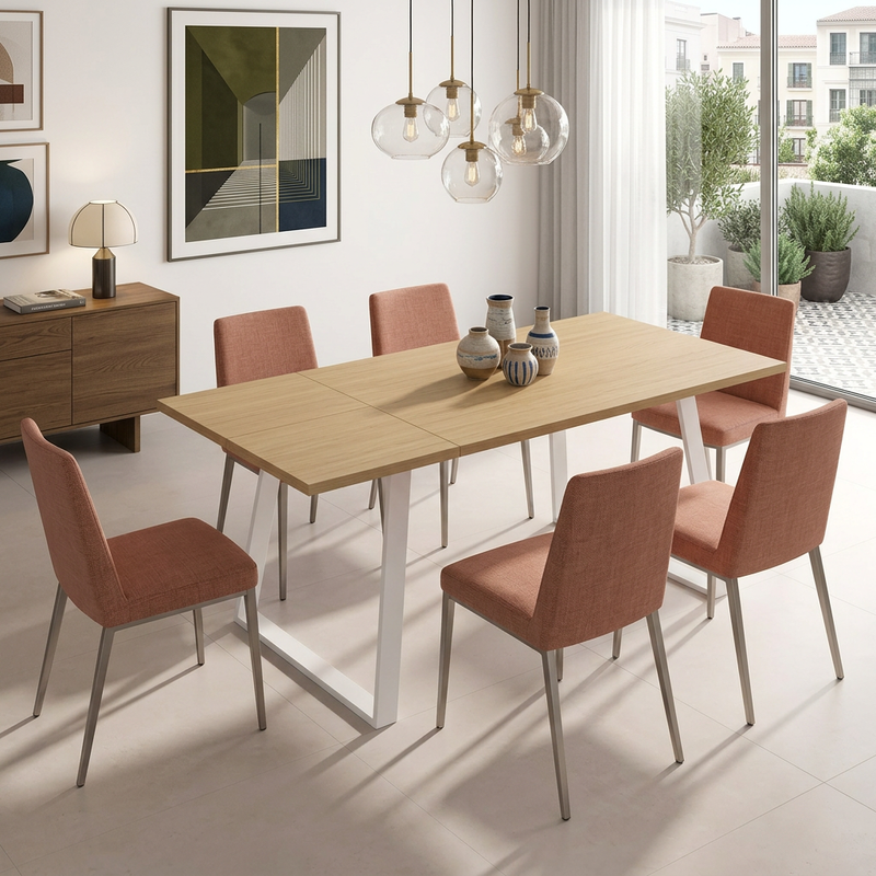 Mesa rectangular extensible SANA