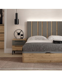 Mesita de noche dos cajones VALENTINA