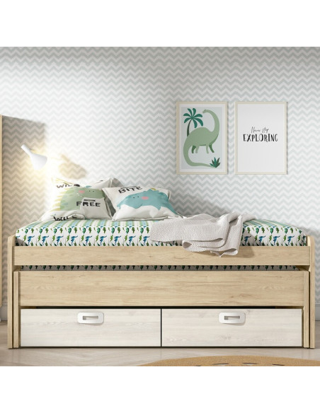 Cama compacta dos cajones MAX
