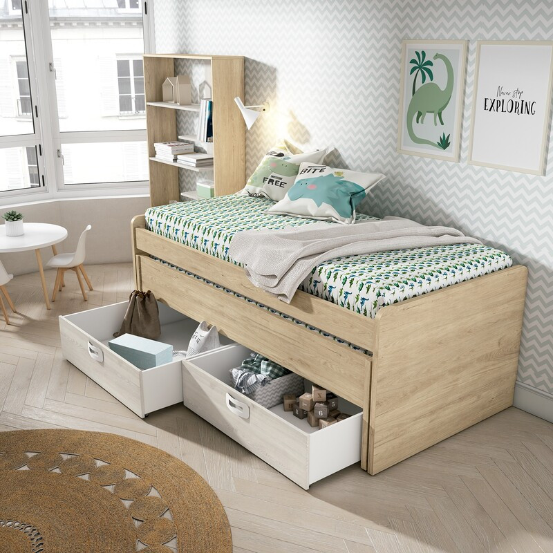 Cama compacta dos cajones MAX