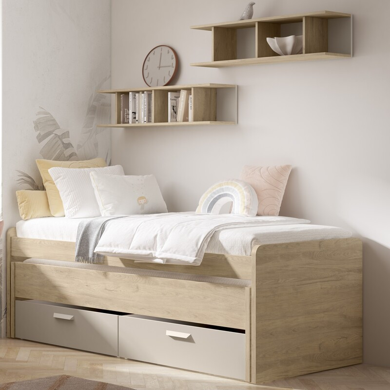 Cama compacta dos cajones MAX