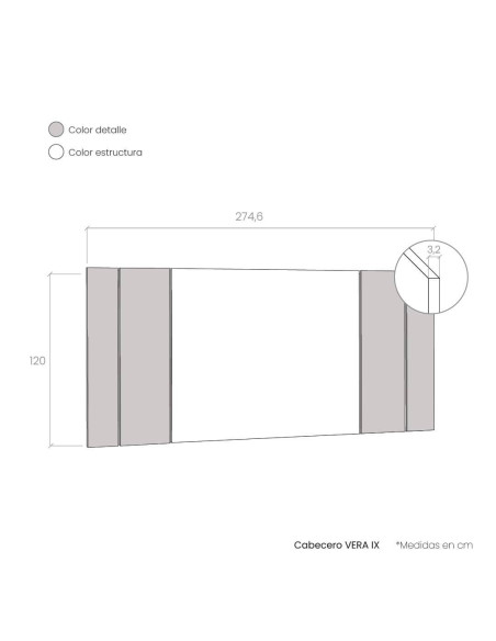 Cabecero VERA IX