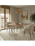 Mesa rectangular fija XENIA