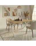 Mesa rectangular fija XENIA