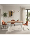 Mesa rectangular fija INNA