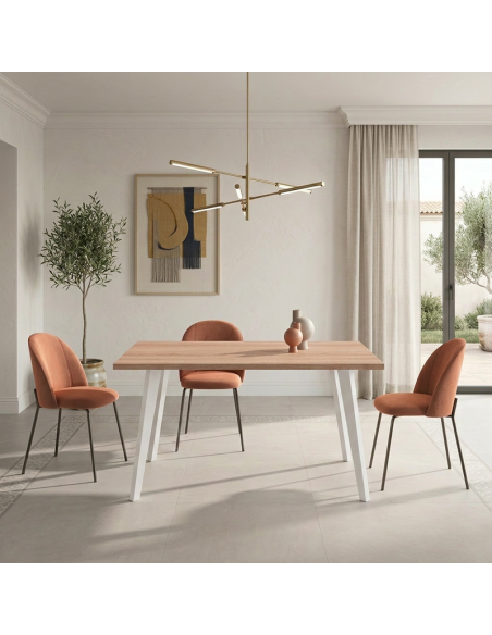 Mesa rectangular fija INNA