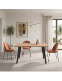 Mesa rectangular fija INNA