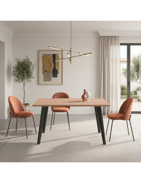 Mesa rectangular fija INNA