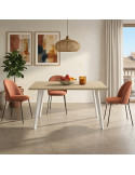 Mesa rectangular fija INNA