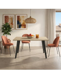 Mesa rectangular fija INNA