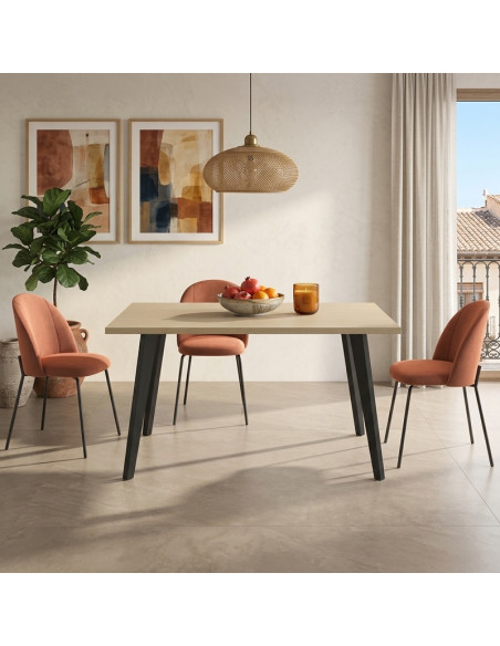 Mesa rectangular fija INNA