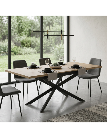 Mesa comedor rectangular extensible EIRA