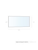 Espejo rectangular VALENTINA