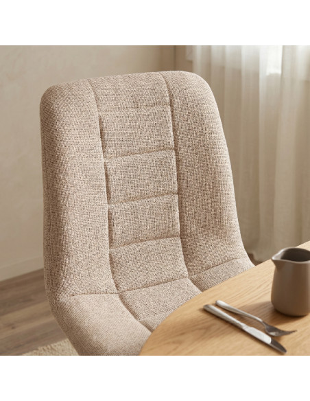 Silla giratoria tapizada NIVA