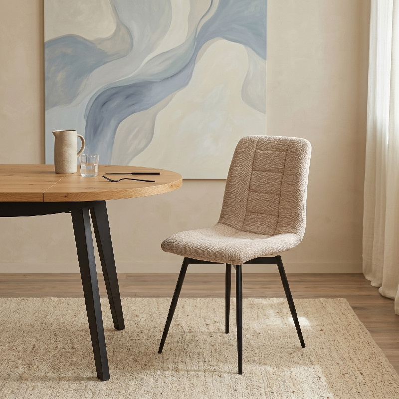 Silla giratoria tapizada NIVA 2