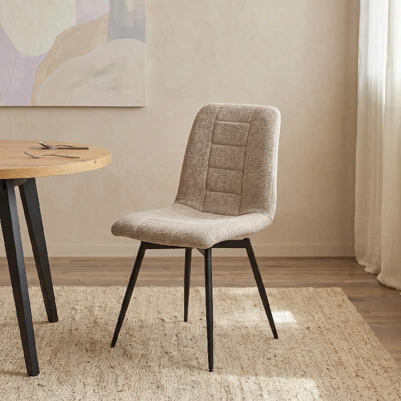 Silla giratoria tapizada NIVA