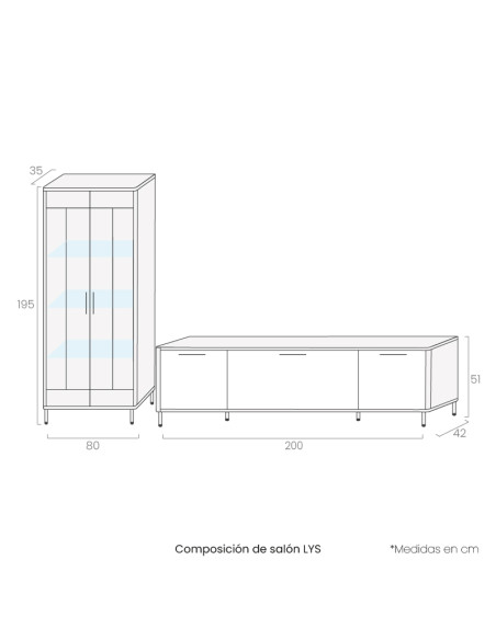 Composición de salón LYS