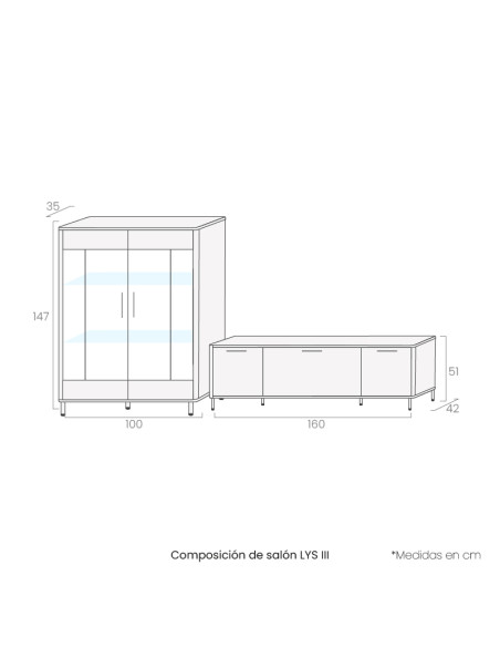 Composición de salón LYS III