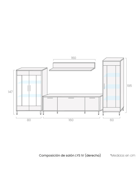 Composición de salón LYS IV