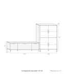 Composición de salón LYS VIII