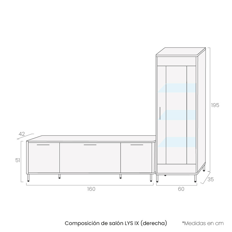 Composición de salón LYS IX 2