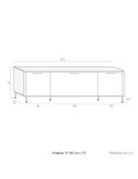 Mueble TV 160 cm LYS