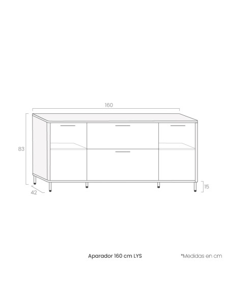 Aparador 160 cm LYS