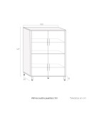 Vitrina cuatro puertas LYS I