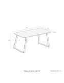 Mesa de centro fija LYS
