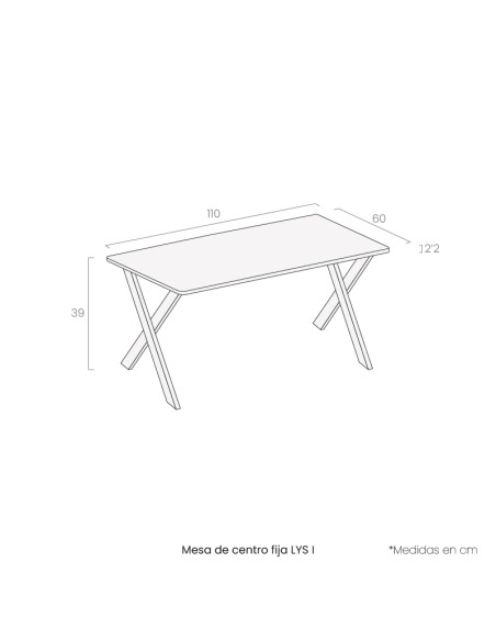 Mesa de centro fija LYS I