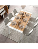 Mesa comedor rectangular extensible portería deslizante DANIELA