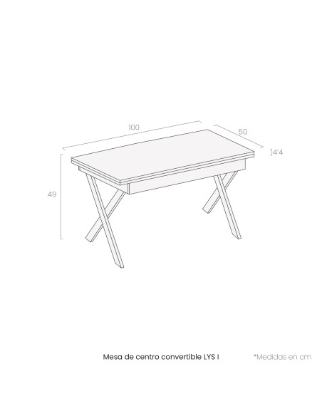 Mesa de centro convertible LYS I
