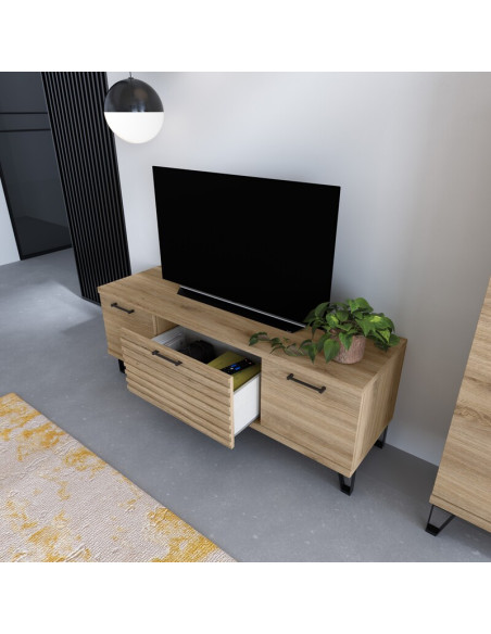 Mueble TV dos puertas y cajón MARCO I