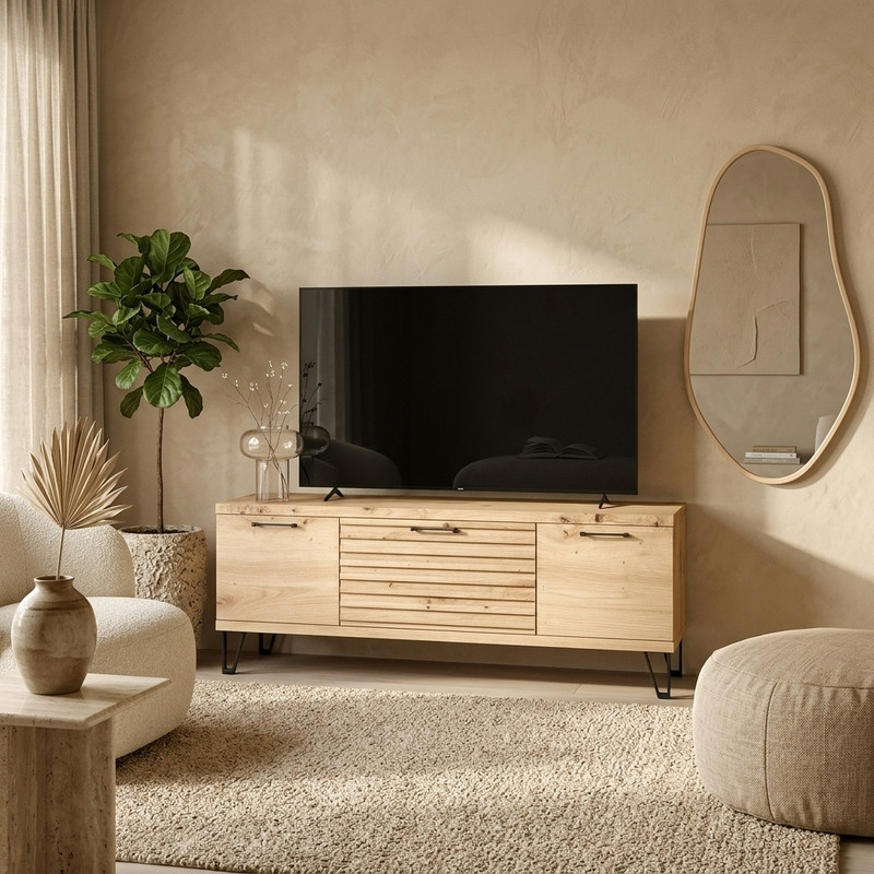 Mueble TV dos puertas y cajón MARCO I