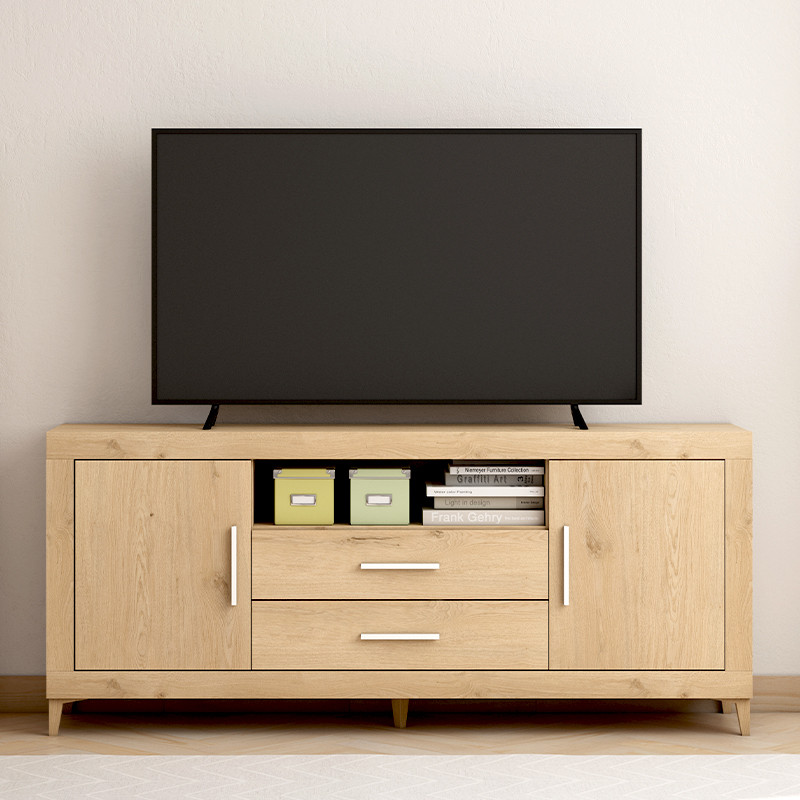 Mueble TV dos cajones, dos puertas y un hueco ROMA