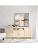 Mueble TV dos cajones, dos puertas y un hueco ROMA